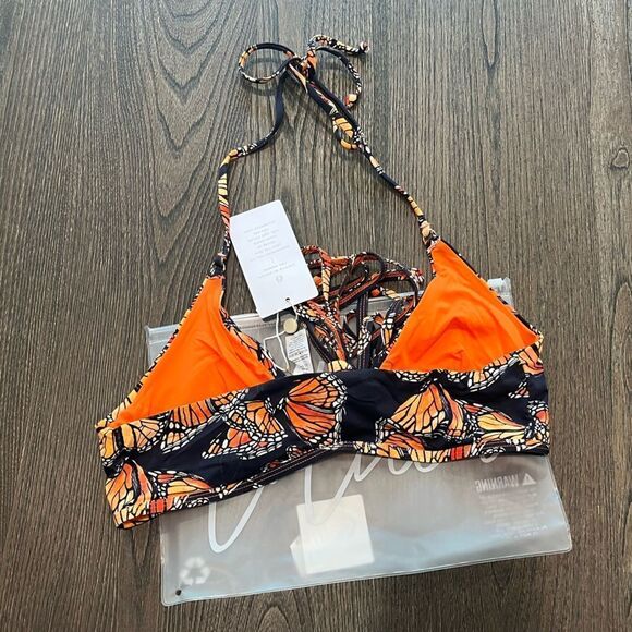 NWT Toluca Amina Bikini Top Waist Wrap Triangle Monarch Size M/L - Picture 5 of 7